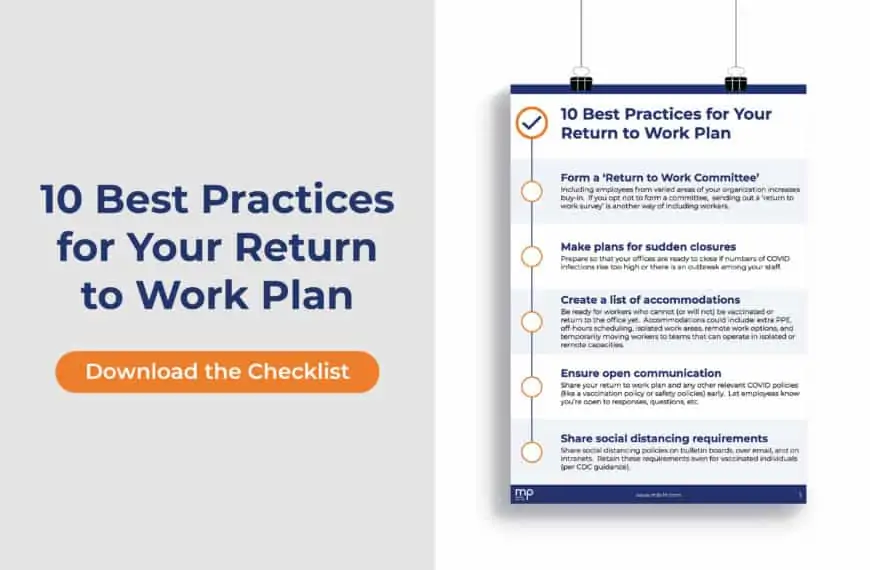 return to work plan