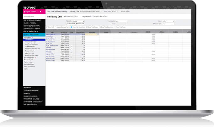 Payroll Software Support