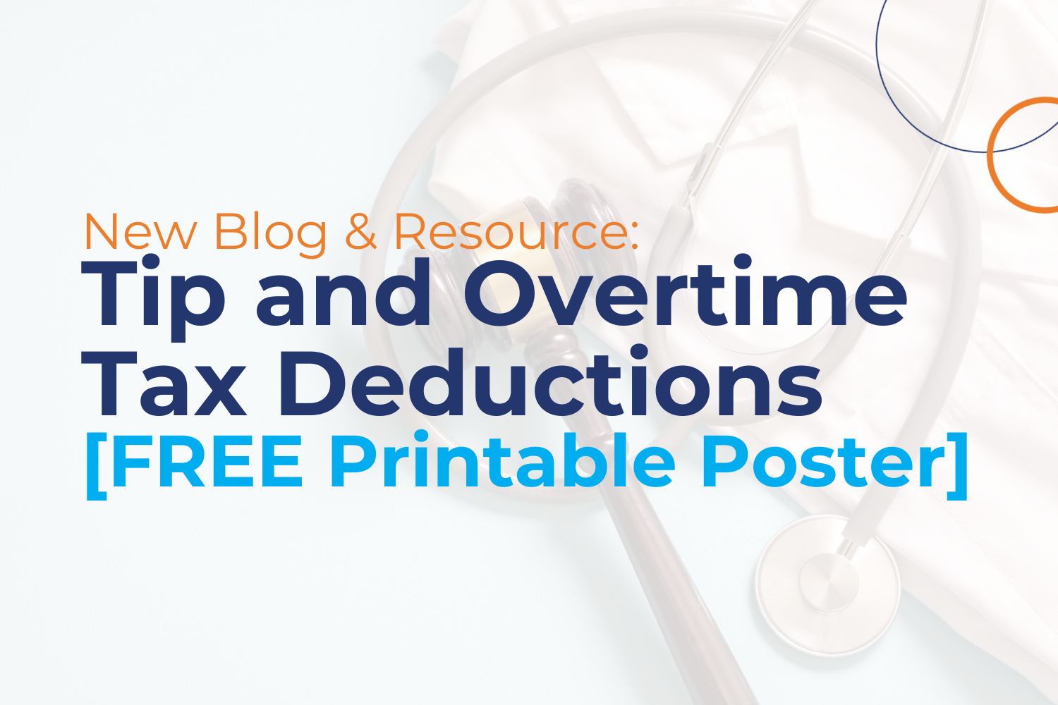 Tip and Overtime Tax Deductions